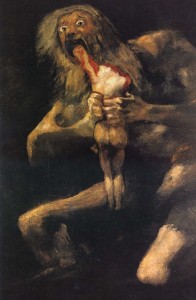 Saturn devouring his Son