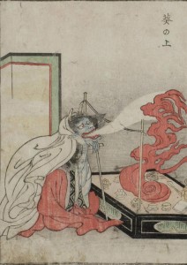 Aoi no Ue -- Character from The Tale of Genji who suffers episodes of spirit possession